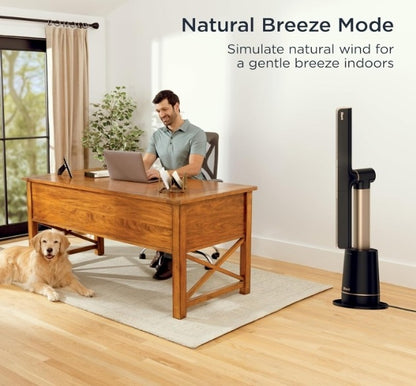 AeroPulse™ - Ultra-Powerful Bladeless Tower Fan