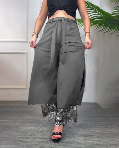 Lotte™ | Broek met kant