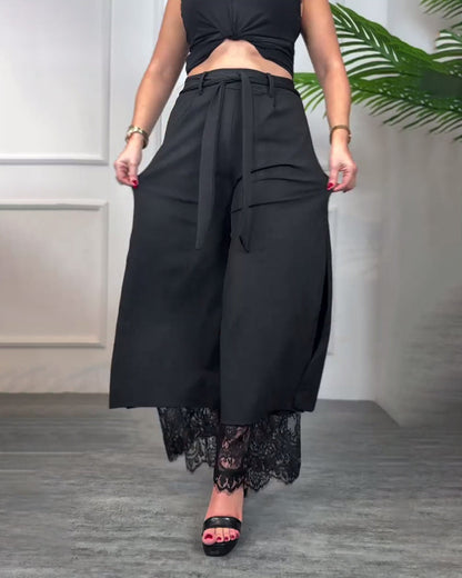 Lotte™ | Broek met kant