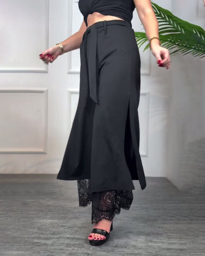 Lotte™ | Broek met kant