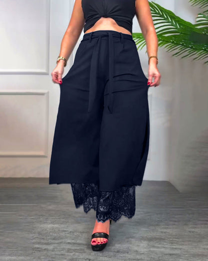 Lotte™ | Broek met kant